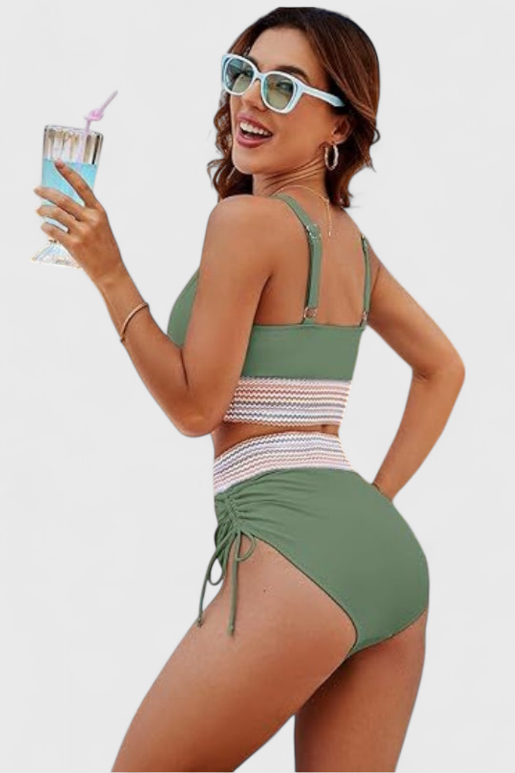 Mireille Bikini de Cintura Alta con Control y Elegancia