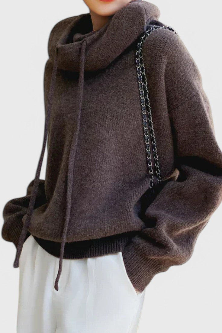 Gloria Jersey de Mezcla de Lana