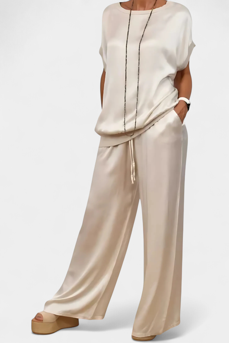 Blasa Conjunto de Primavera de Dos Piezas con Estilo Sofisticado