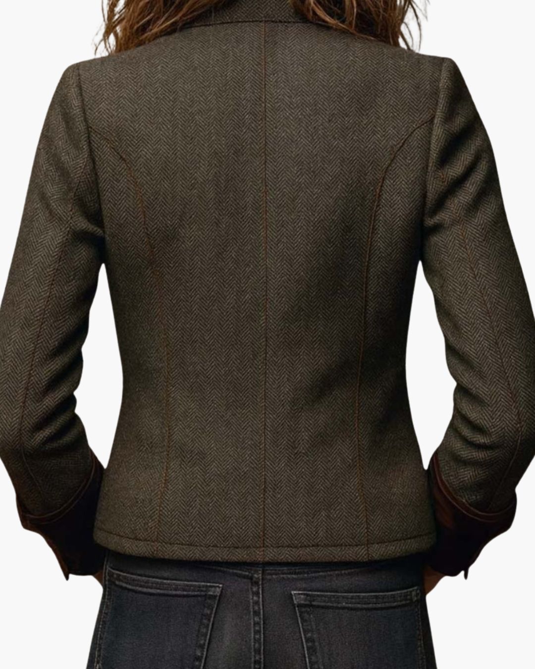 Ana chaqueta | elegante con detalles de terciopelo