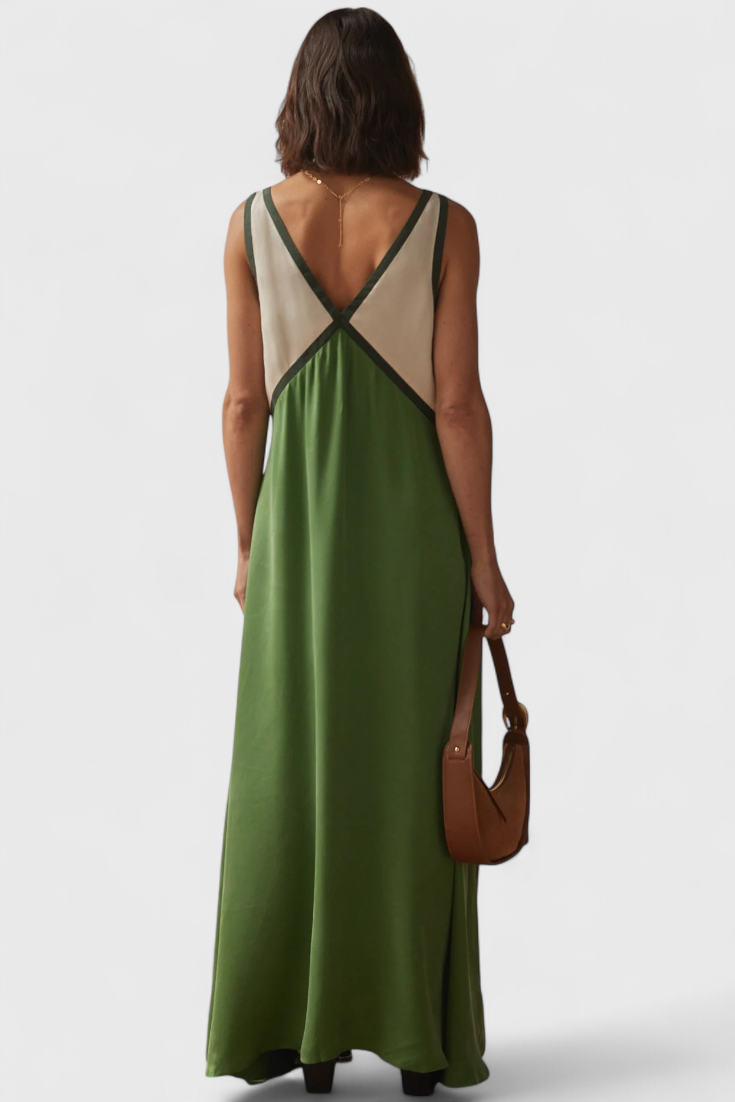 Diamond Vestido Boho de Verano con Escote en V