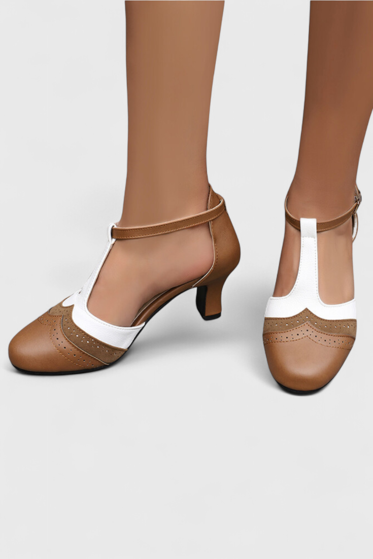 Nicole Tacones Ortopédicos con Encanto Vintage