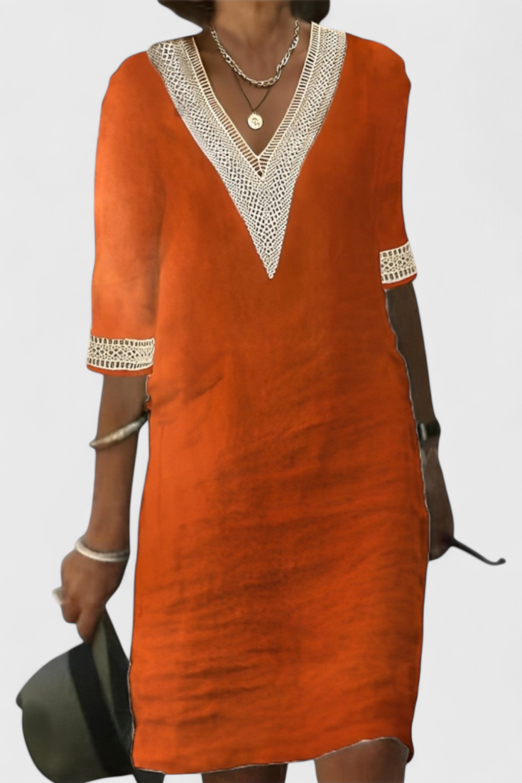 Malia Vestido Midi de Elegancia Casual