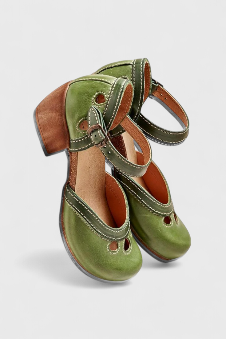 Anastasia Sandalias de Confort Inspiradas en el Vintage