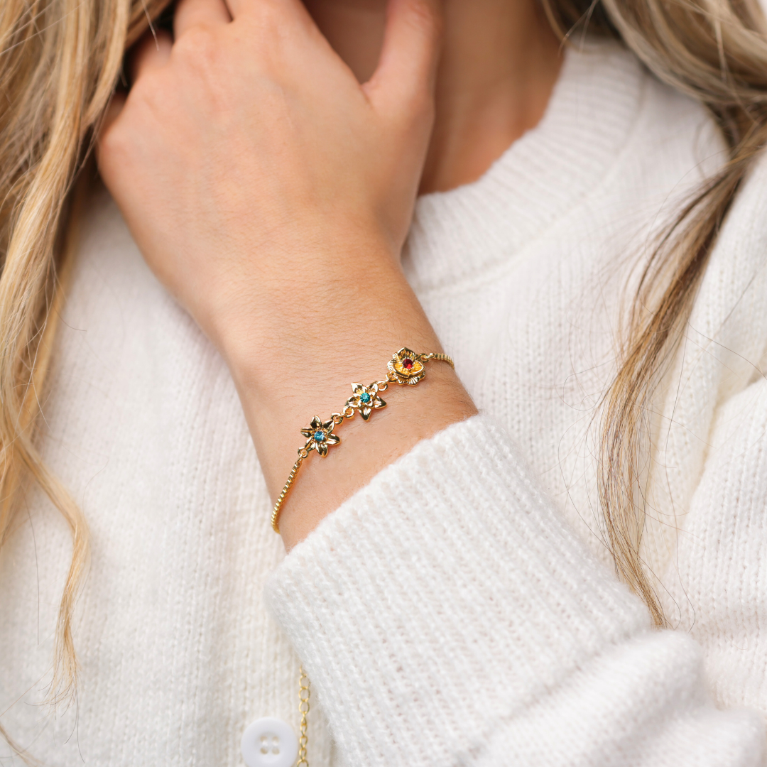 Pulsera Flores de Vida - Personalizable