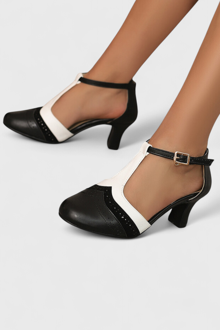 Nicole Tacones Ortopédicos con Encanto Vintage