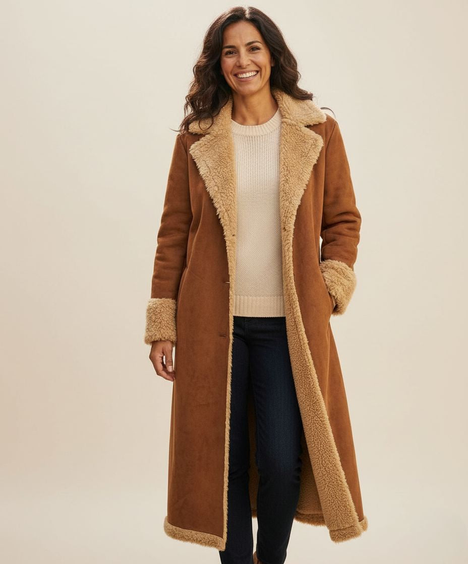 Abrigo Largo de Inspiración Vintage