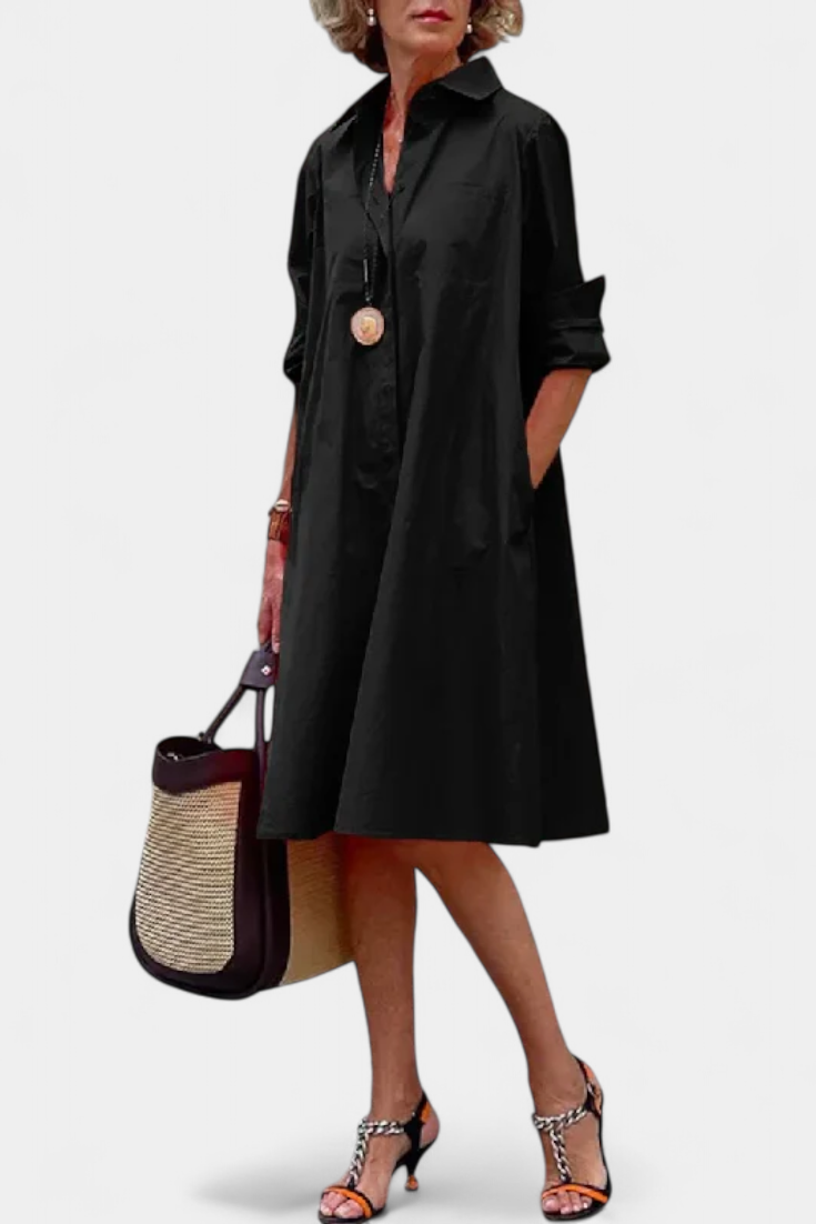 Larissa Vestido con Cuello de Solapa