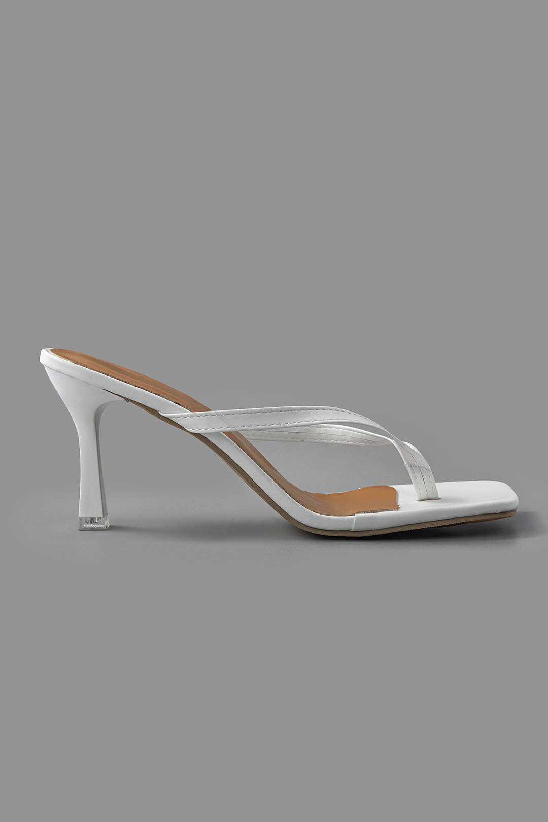 Sandalias de Tanga de Tacón Medio Básicas