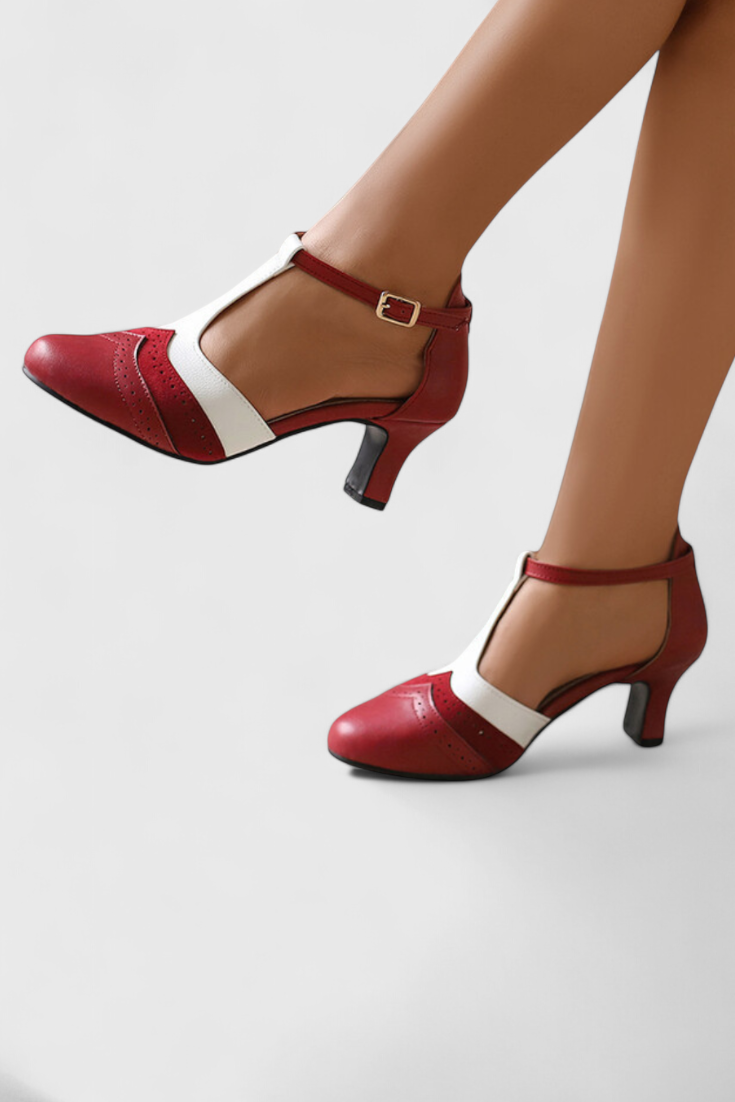 Nicole Tacones Ortopédicos con Encanto Vintage