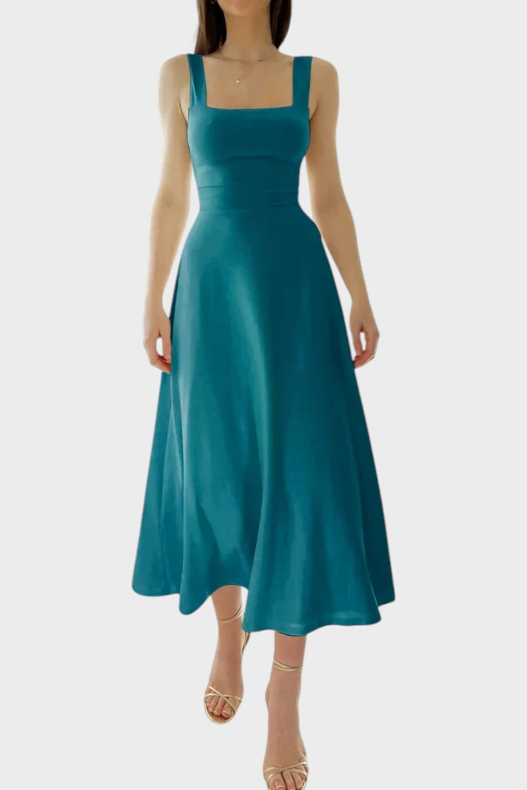 Lys Vestido de Tirantes Corte Entallado