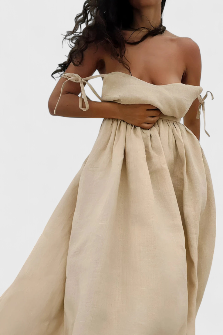 Justine Vestido Fluido de Verano con Toques Femeninos