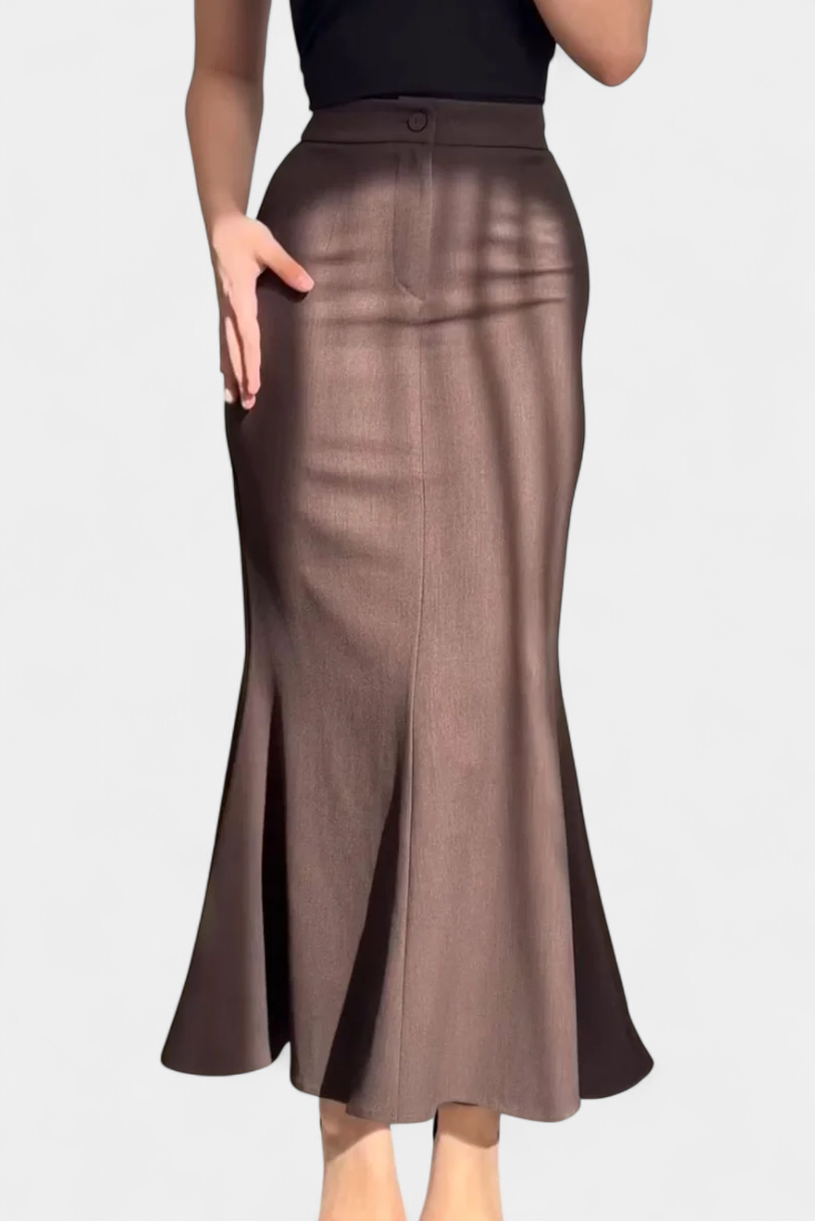 Milagros Falda Entallada Estilo Sirena