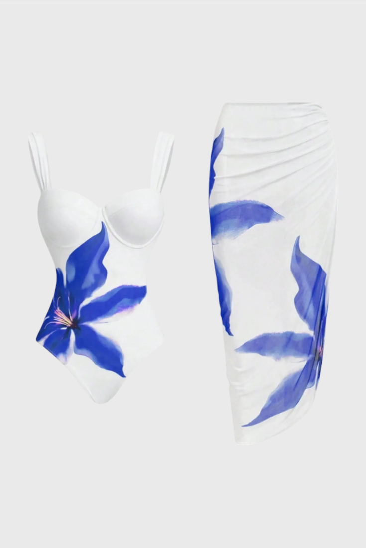 Sarah Conjunto de Baño de Dos Piezas Floral