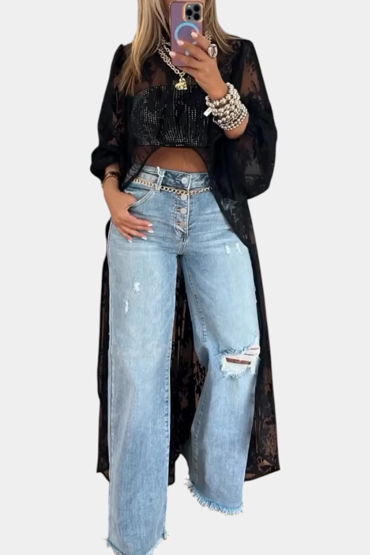 Top Maxi de Encaje Nyxelle