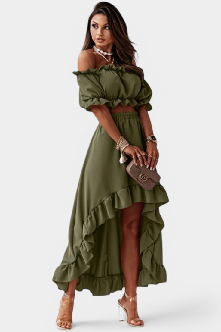 Katja Conjunto de Dos Piezas Off-Shoulder