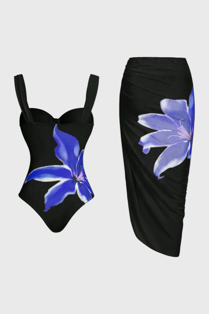 Sarah Conjunto de Baño de Dos Piezas Floral