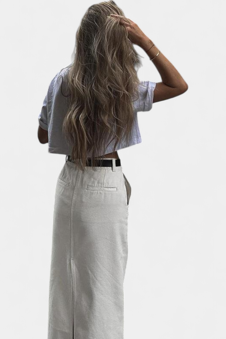 Yenifer Falda Maxi con Abertura Parisina