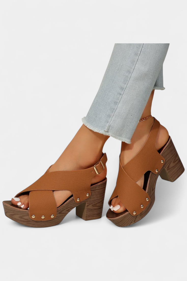 Onora Sandalias de Plataforma Sonnenuntergang