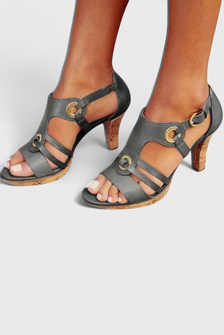 Gisèle Sandalias de Tacón Elegantes y Cómodas