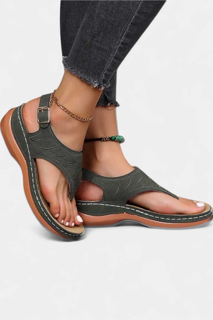 Cristina Sandalias Ergonómicas con Plantilla Ortopédica