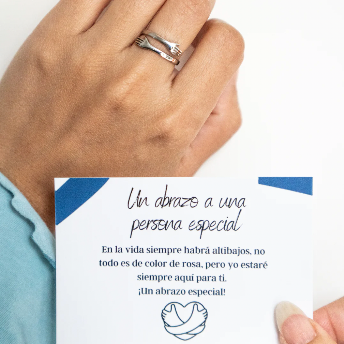 Anillo Abrazo Brillante