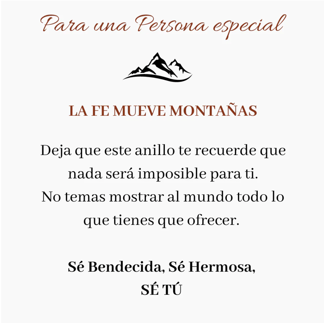 Anillo Aventura - Amor y Amistad