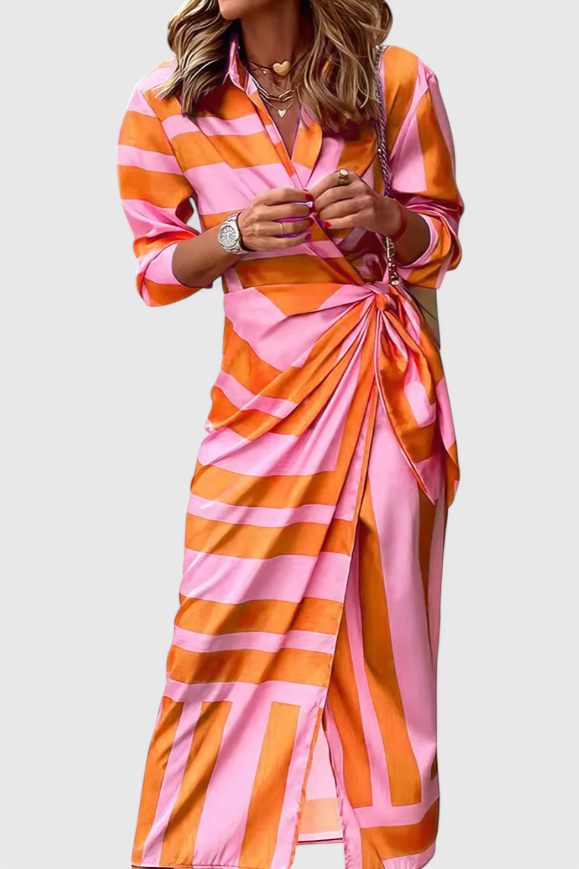 Elodie Vestido Envolvente Impreso