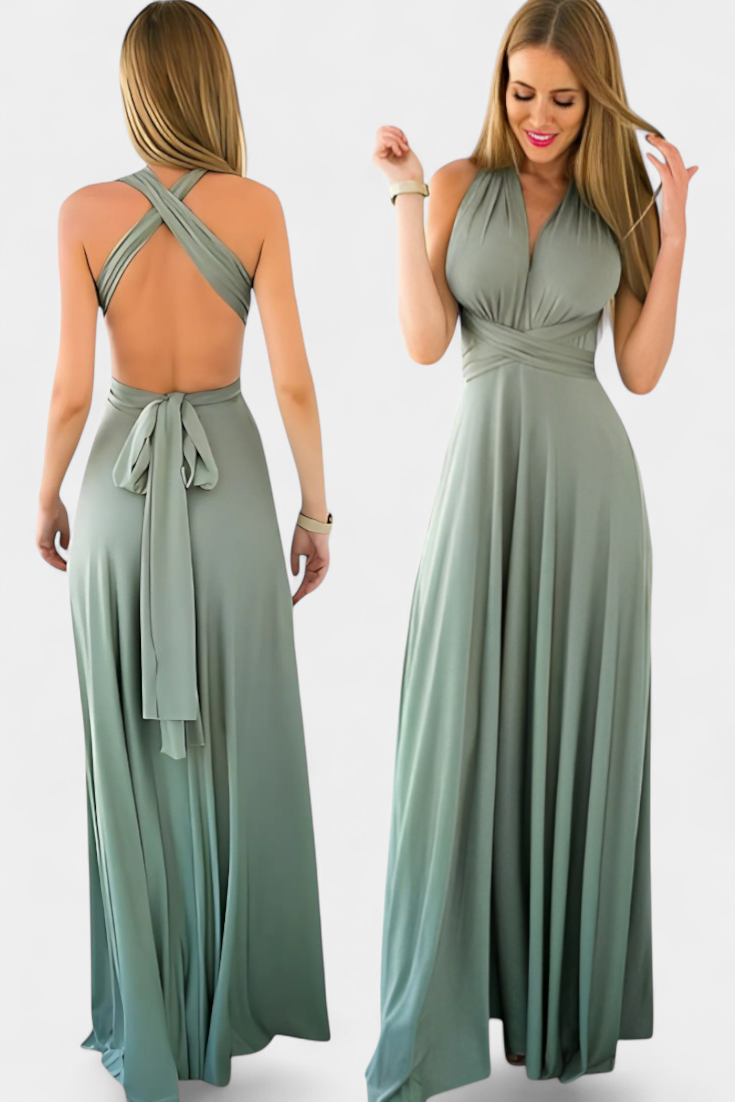 Josephine Vestido Envolvente Elegante y Ajustable