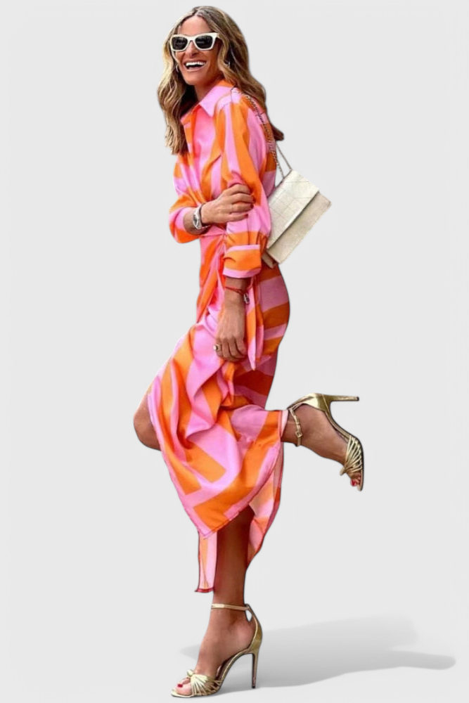 Elodie Vestido Envolvente Impreso