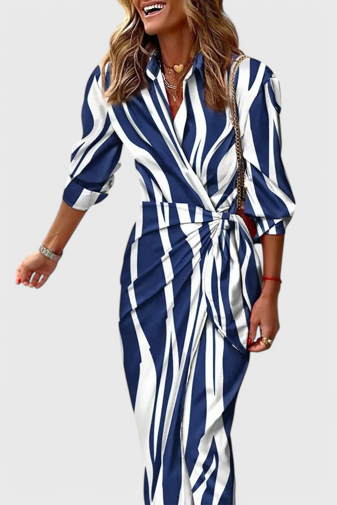 Elodie Vestido Envolvente Impreso