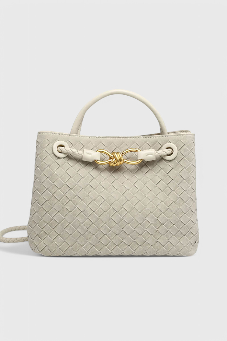 Bolsa Diaria Tejida Índigo