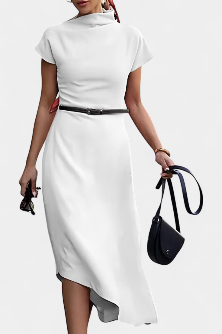 Florence Vestido Asimétrico de Estilo Urbano