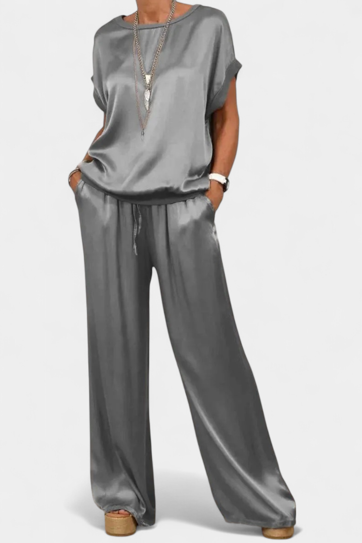 Blasa Conjunto de Primavera de Dos Piezas con Estilo Sofisticado