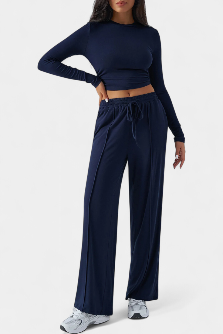 Celaena Conjunto de 2 Piezas con Escote Redondo