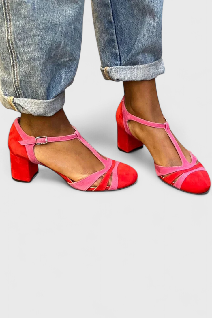 Noiré Sandalias Elegantes con Tacón Cómodo y Sujeción al Tobillo