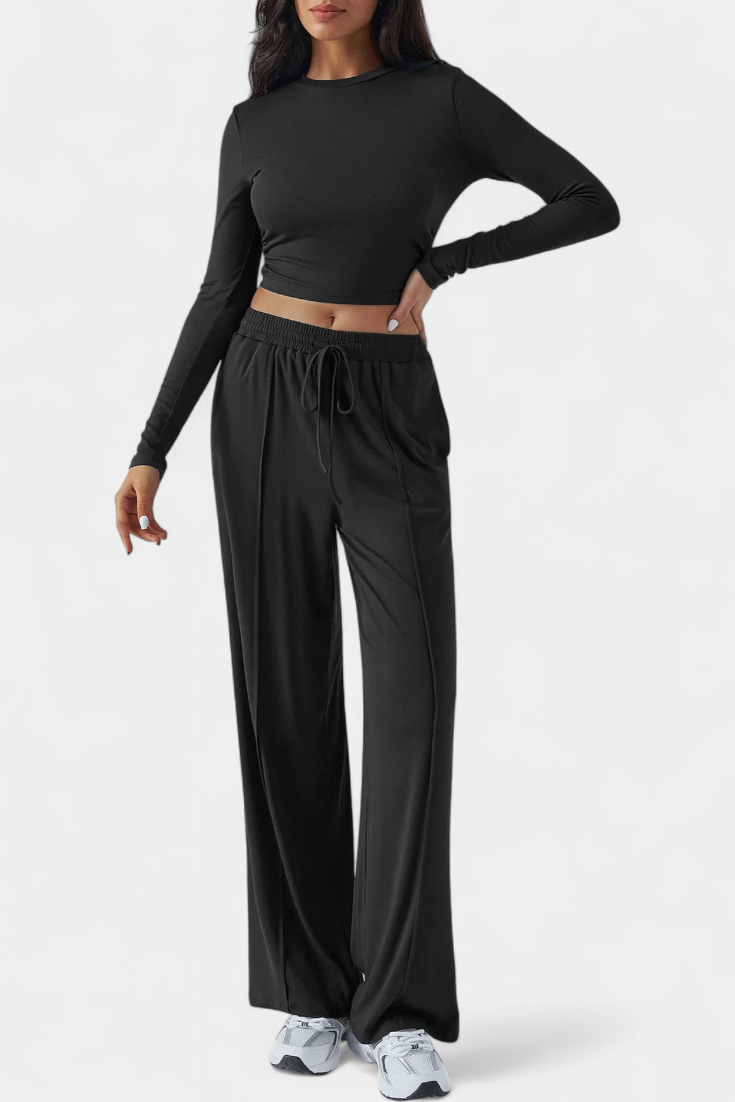 Celaena Conjunto de 2 Piezas con Escote Redondo