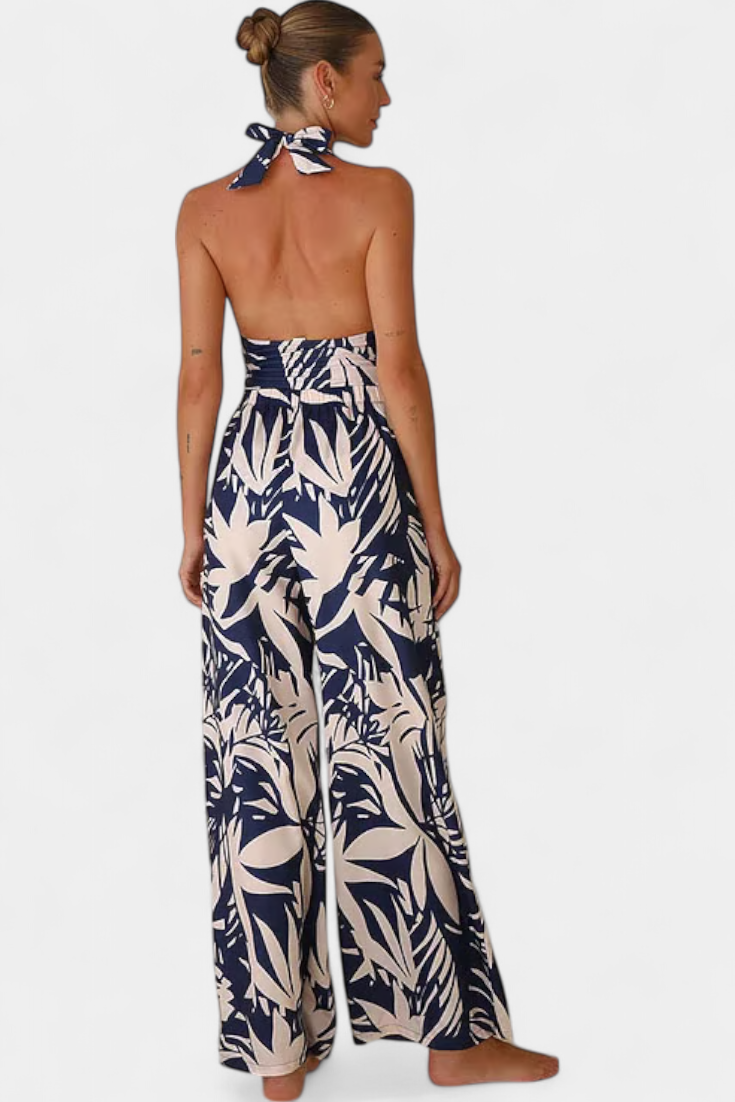 Ahria Conjunto de Bañador Estampado con Escote en V