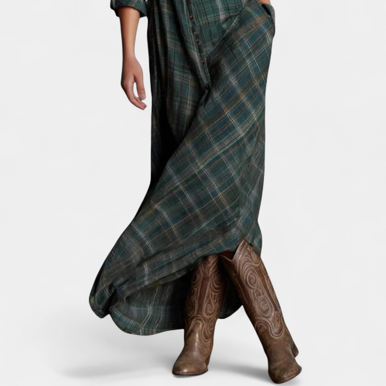 Cécile Vestido Maxi Atemporal