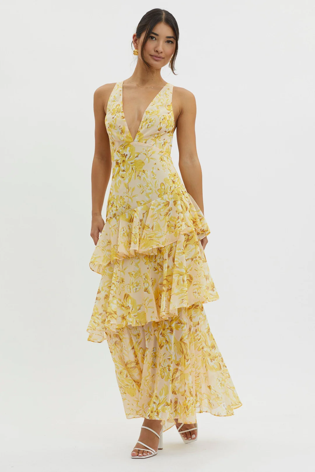 Faye Bloom Vestido Midi