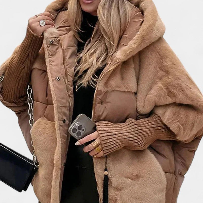 Domilia Chaqueta Acolchada Cálida con Capucha