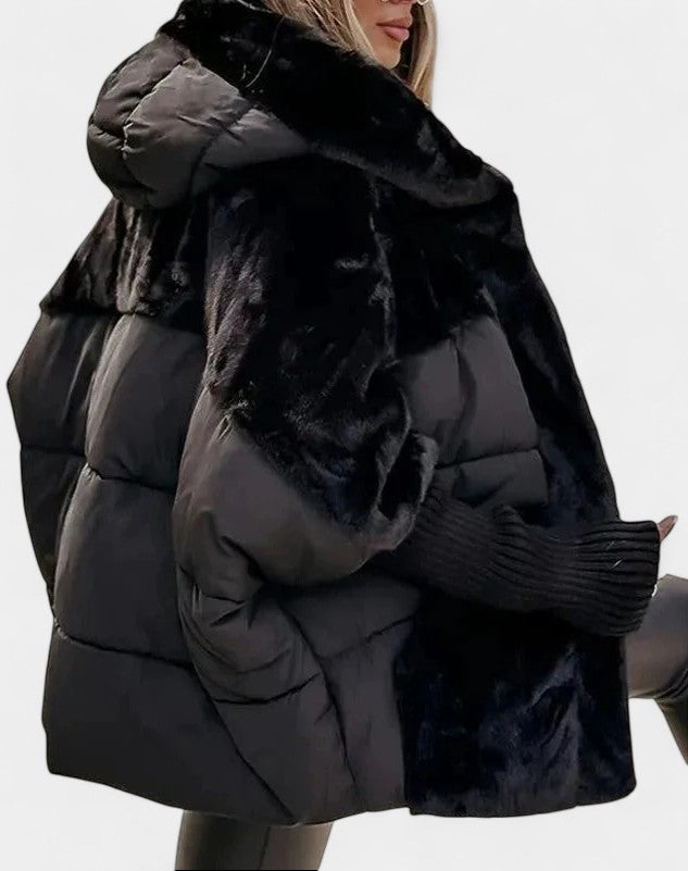 Domilia Chaqueta Acolchada Cálida con Capucha