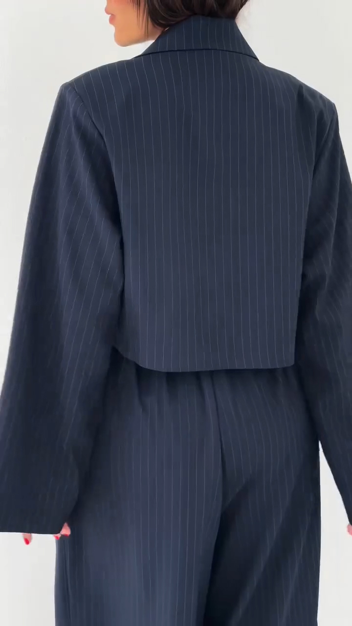 Julia Traje para Mujer - Chaqueta Oversize + Mono Bustier