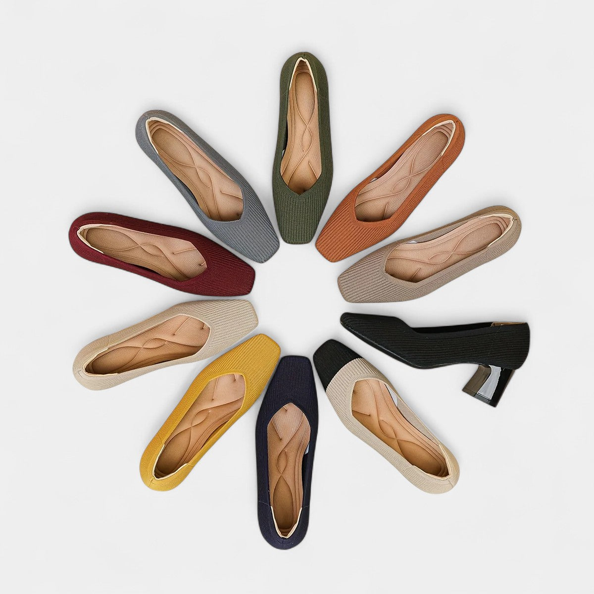 Marie Zapatos de Tacón Estable y Cómodos