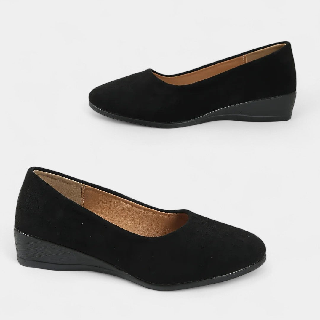 Evienne Bailarinas Cómodas con Tacón de Cuña