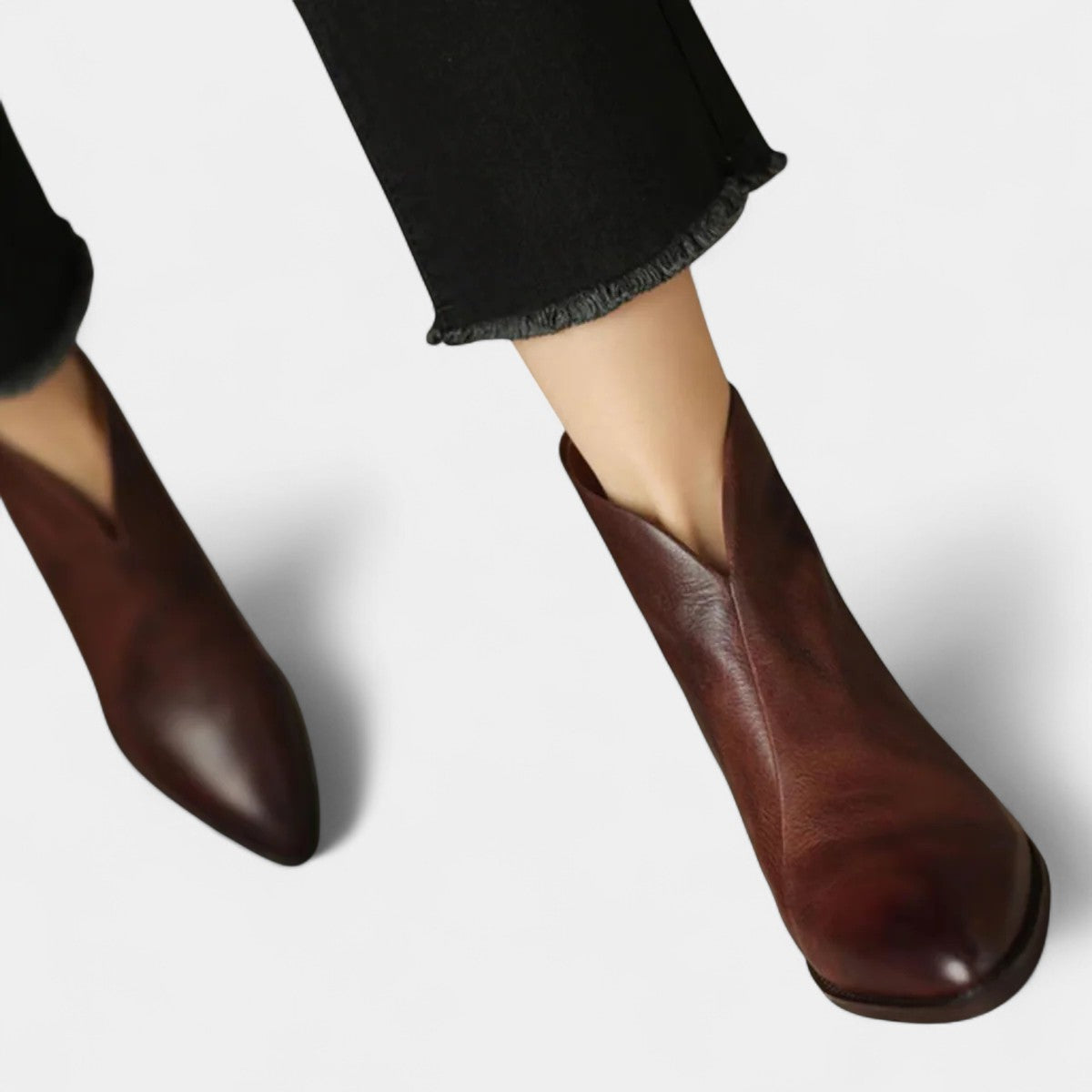 Camille Botines con Tacón Bajo