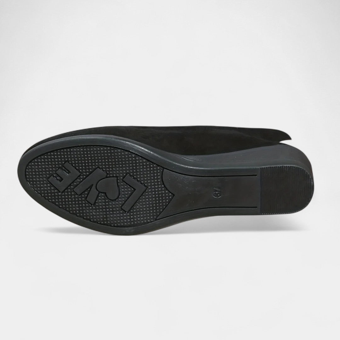 Evienne Bailarinas Cómodas con Tacón de Cuña