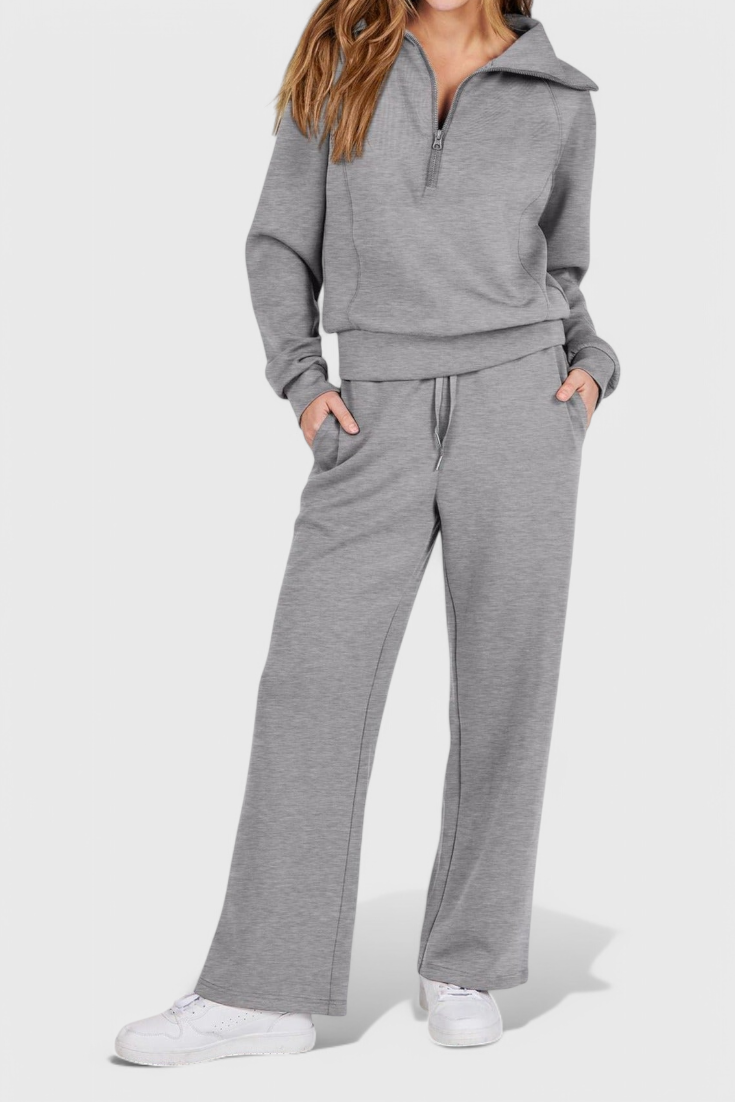 Berken Conjunto de Lounge de Dos Piezas de Manga Larga