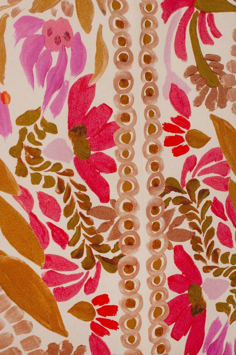 Suzanne Vestido Maxi Floral Vibrante