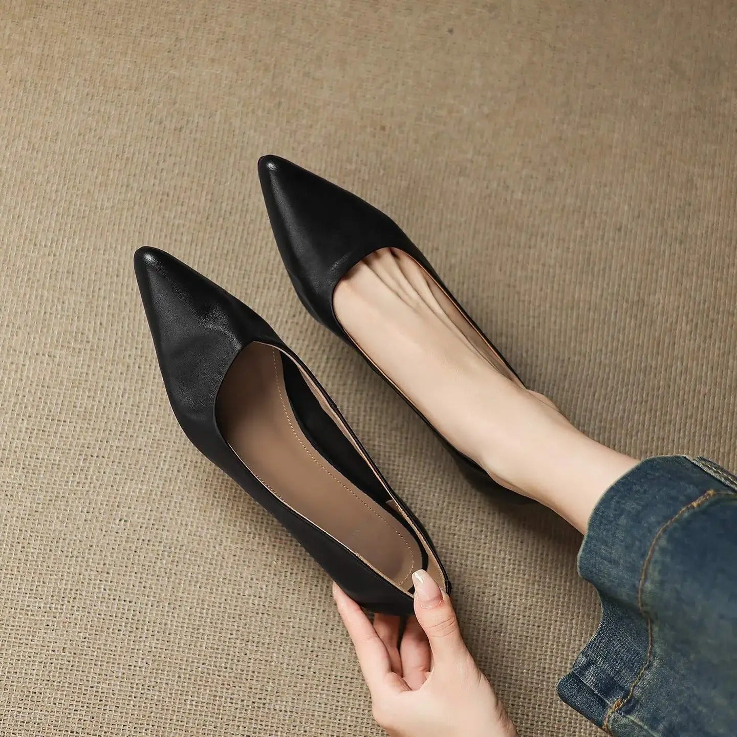 Olavi Escote en Piel